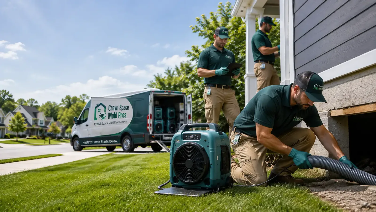 Crawl Space Mold Removal in Bethlehem, CT